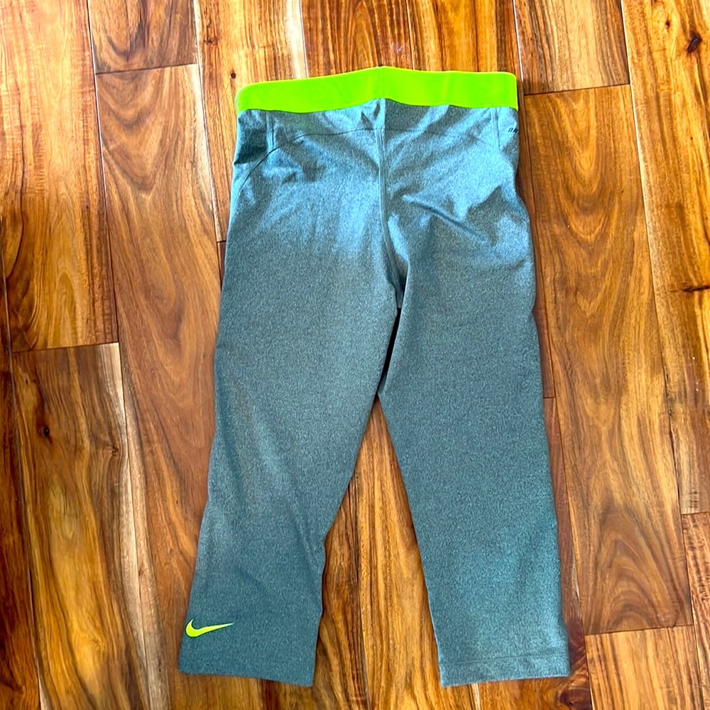Nike Pro dry fit mid-rise jogging capris.
